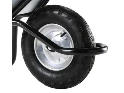 Haemmerlin Schubkarre Bau Plus 120 l Luftrad Verzinkt