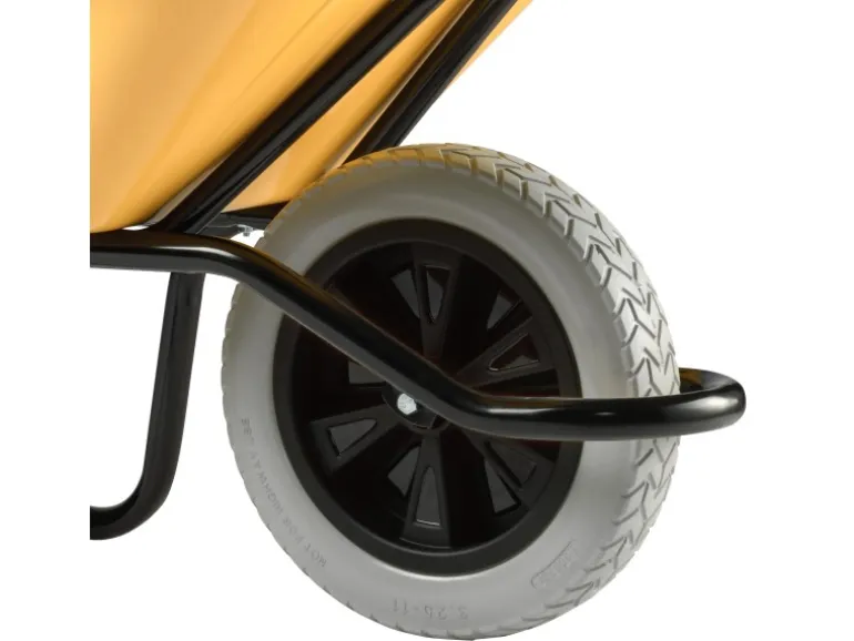 Haemmerlin Schubkarre Bau Plus 100 l PU-Rad Lackiert