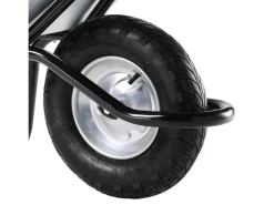 Haemmerlin Schubkarre Bau Plus 100 l Luftrad Verzinkt