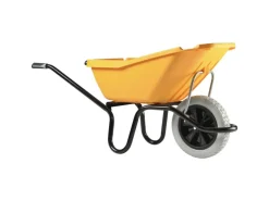 Haemmerlin Schubkarre Pick Up 110 l Gelb Kunststoffmulde PU-Rad