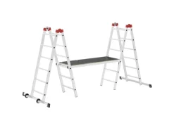 Hailo Alu-Multifunktionsgerüst G60 Aluminium 324 cm x 170 cm x 120 cm