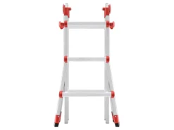 Hailo Alu-Multifunktionsleiter M80 Aluminium 135 cm x 49 cm x 88 cm