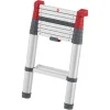Hailo Alu-Teleskopleiter T100 FlexLine 265 cm x 46 cm x 100 cm Aluminium