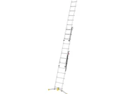 Hailo HobbyLot Alu-Kombileiter 2x8+1x9 Sprossen