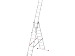 Hailo HobbyStep Kombi Aluminium-Kombileiter 3-teilig 3x9 Sprossen