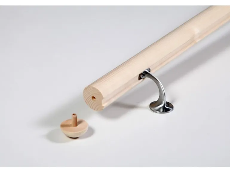 Handlauf Komplettset Fichte 52 mm x 2000 mm