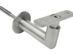 Handlaufkonsole matt Chrom L-Form