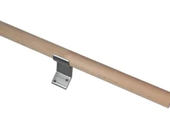 Handlaufset Buche Ø 40 mm x 2000mm mit Konsolen