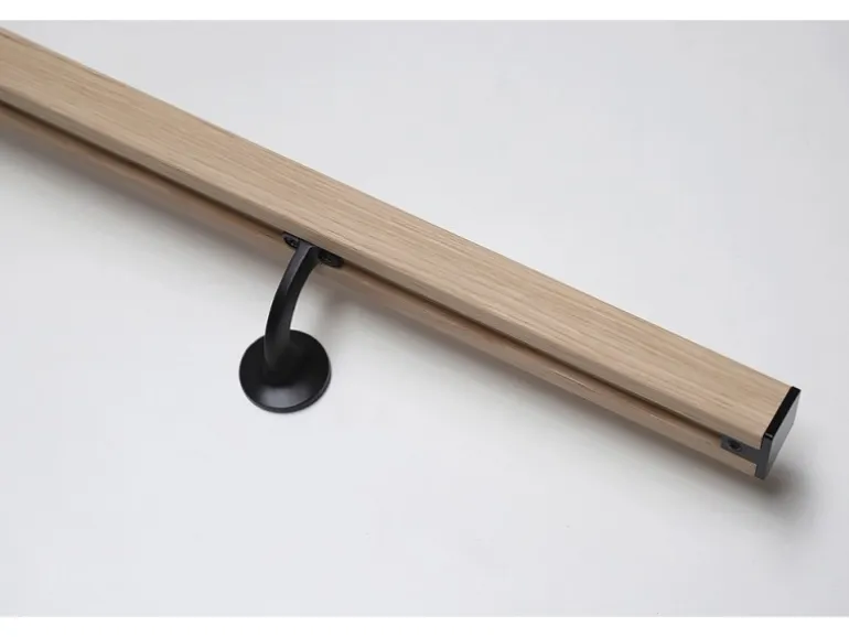 Handlaufset komplett Eiche ummantelt