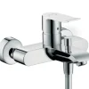 Hansgrohe Einhebel-Wannenarmatur Metris Aufputz Chrom