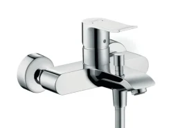 Hansgrohe Einhebel-Wannenarmatur Metris Aufputz Chrom