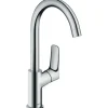 Hansgrohe Einhebel-Waschbeckenarmatur Logis 210 mm mit Schwenkauslauf Chrom
