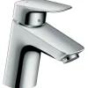 Hansgrohe Einhebel-Waschbeckenarmatur Logis 70 mm mit Zugstangen-Ablaufg. Chrom