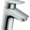 Hansgrohe Einhebel-Waschtischarmatur Logis 70 mit Metall Zugstangen-Ablaufgar.