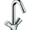Hansgrohe 2-Griff Waschtischarmatur Logis 150 ohne Ablaufgarnitur Chrom