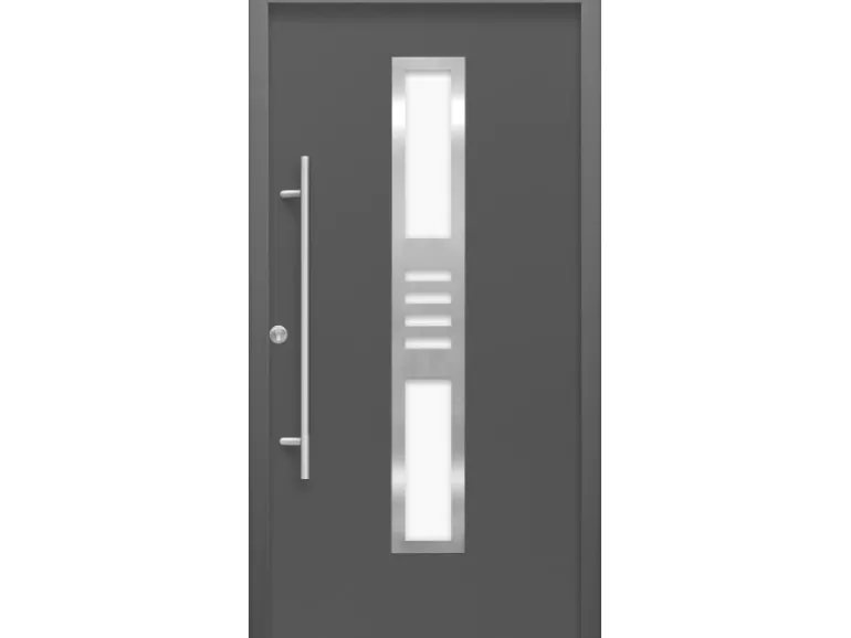 Haustür Thermospace Köln Prime 100 cm x 210 cm Anthrazit Anschlag L