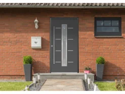 Haustür Thermospace Milano Prime 110 cm x 210 cm Anthrazit Anschlag L