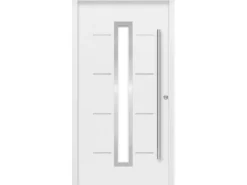 Haustür Thermospace Milano Prime 100 cm x 210 cm Weiß Anschlag R