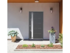 Haustür Thermospace Neapel Prime 110 cm x 210 cm Anthrazit Anschlag L