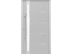 Haustür Thermospace Neapel Prime 110 cm x 210 cm Grau Anschlag L