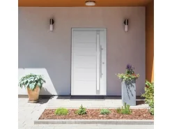 Haustür Thermospace Neapel Prime 110 cm x 210 cm Weiß Anschlag R