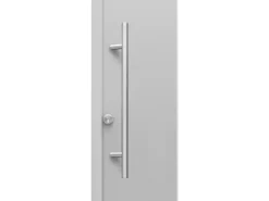 Haustür Thermospace Neapel Prime 100 cm x 210 cm Grau Anschlag R
