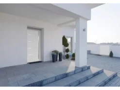 Haustür Thermospace Oslo Prime 110 cm x 210 cm Grau Anschlag R