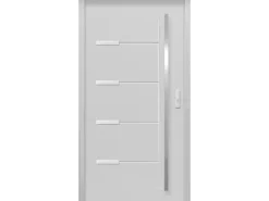 Haustür Thermospace Oslo Prime 110 cm x 210 cm Grau Anschlag L