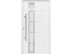 Haustür Thermospace Paris Prime 100 cm x 210 cm Weiß Anschlag L