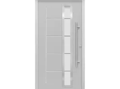 Haustür Thermospace Paris Prime 110 cm x 210 cm Grau Anschlag R