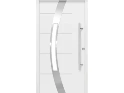 Haustür Thermospace Prag Prime 100 cm x 210 cm Weiß Anschlag R
