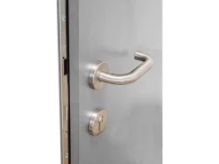 Haustür Thermospace Prag Prime 100 cm x 210 cm Grau Anschlag L