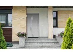 Haustür Thermospace Prag Prime 110 cm x 210 cm Grau Anschlag R