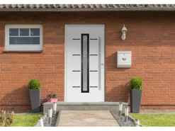 Haustür ThermoSpace Prime Milano 100 cm x 210 cm Weiß Anschlag R