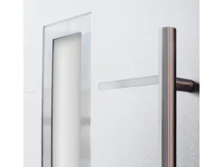 Haustür ThermoSpace Prime Milano 100 cm x 210 cm Weiß Anschlag L