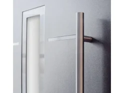 Haustür ThermoSpace Prime Milano 100 cm x 210 cm Grau Anschlag L