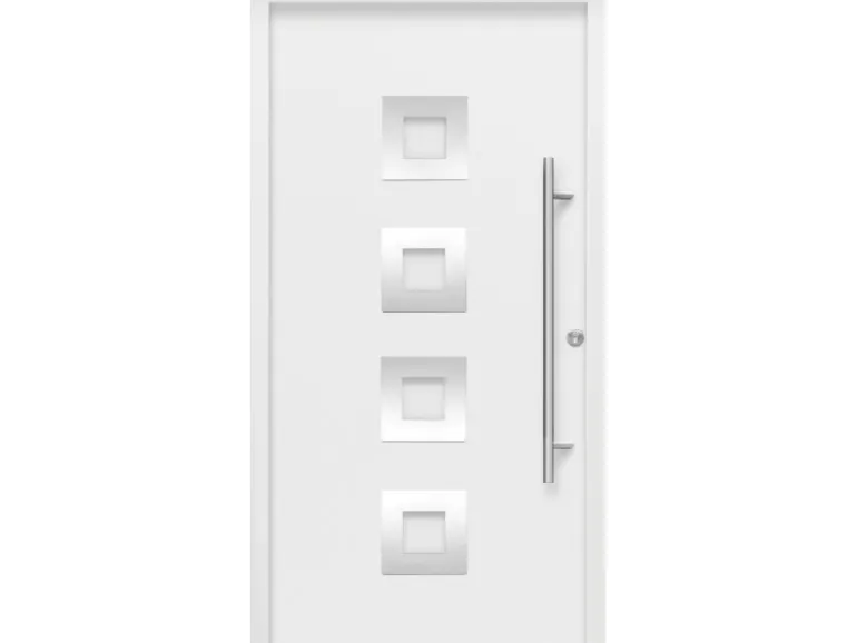 Haustür Thermospace Wien Prime 110 cm x 210 cm Weiß Anschlag R