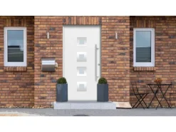 Haustür Thermospace Wien Prime 110 cm x 210 cm Weiß Anschlag R