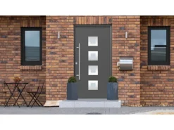 Haustür Thermospace Wien Prime 110 cm x 210 cm Anthrazit Anschlag L