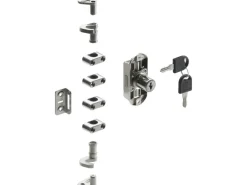 Hettich Drehstangenschloss Vernickelt 1 Stück