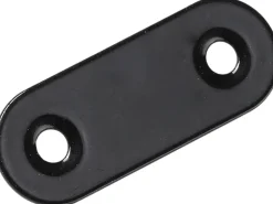 Hettich Verbindungsblech 15 mm x 40 mm Stahl Pulverbeschichtet Schwarz 1 Stück