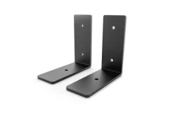 HEVVA Regalwinkel FREIBERG 10 cm Tief 2er Set Schwarz