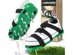 Hinrichs Rasenlüfterschuhe 2x Nagelschuhe zum Rasen belüften