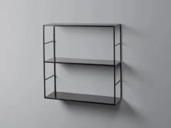 Hängeregal aus Metall 60 cm x 60 cm x 20 cm Weiss matt