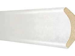 Hohlkehlleiste Struktur Weiß foliert 22 mm x 22 mm Länge 2600 mm