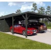 Holzbrüder Carport Ralf 52m² mit kl. Geräteraum Grün-Dornengrün