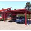 Holzbrüder Carport Ralf 36m² 150kg/m² Oxidrot-Rot