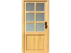 Holz-Mehrzwecktür Modell Amrum 98 cm x 200 cm Anschlag Rechts Fichte Natur