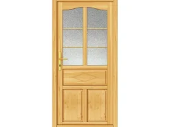 Holz-Mehrzwecktür Modell Borkum 98 cm x 200 cm Anschlag Links Fichte Natur