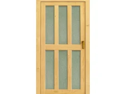 Holz-Mehrzwecktür Modell Fehmarn 98 cm x 200 cm Anschlag Rechts Fichte Natur